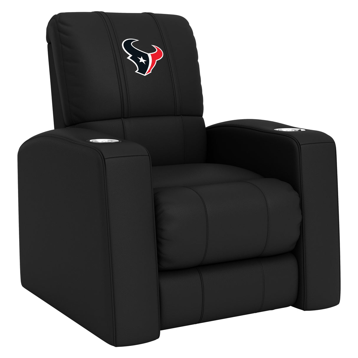 Relax Home Theater Recliner with Houston Texans Primary Logo