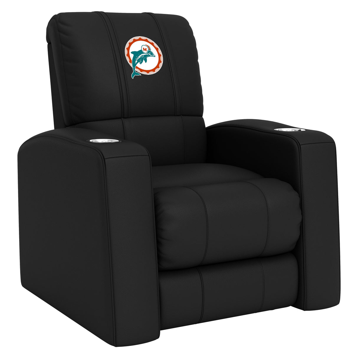 Relax Home Theater Recliner with Miami Dolphins Alternate Logo