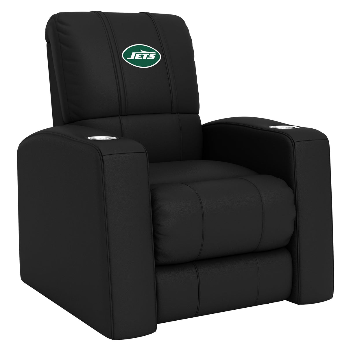 Relax Home Theater Recliner with New York Jets Legacy Secondary Logo