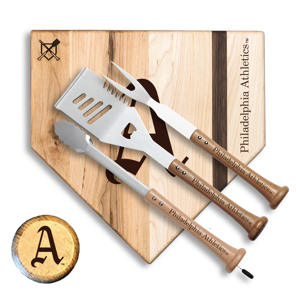 Philadelphia Athletics "SILVER SLUGGER" Combo Set