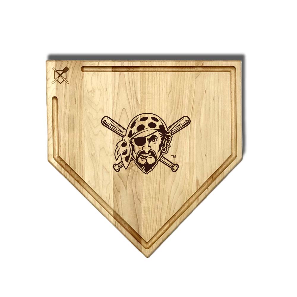 Pittsburgh Pirates Home Plate Cutting Boards | Multiple Sizes | Multiple Designs