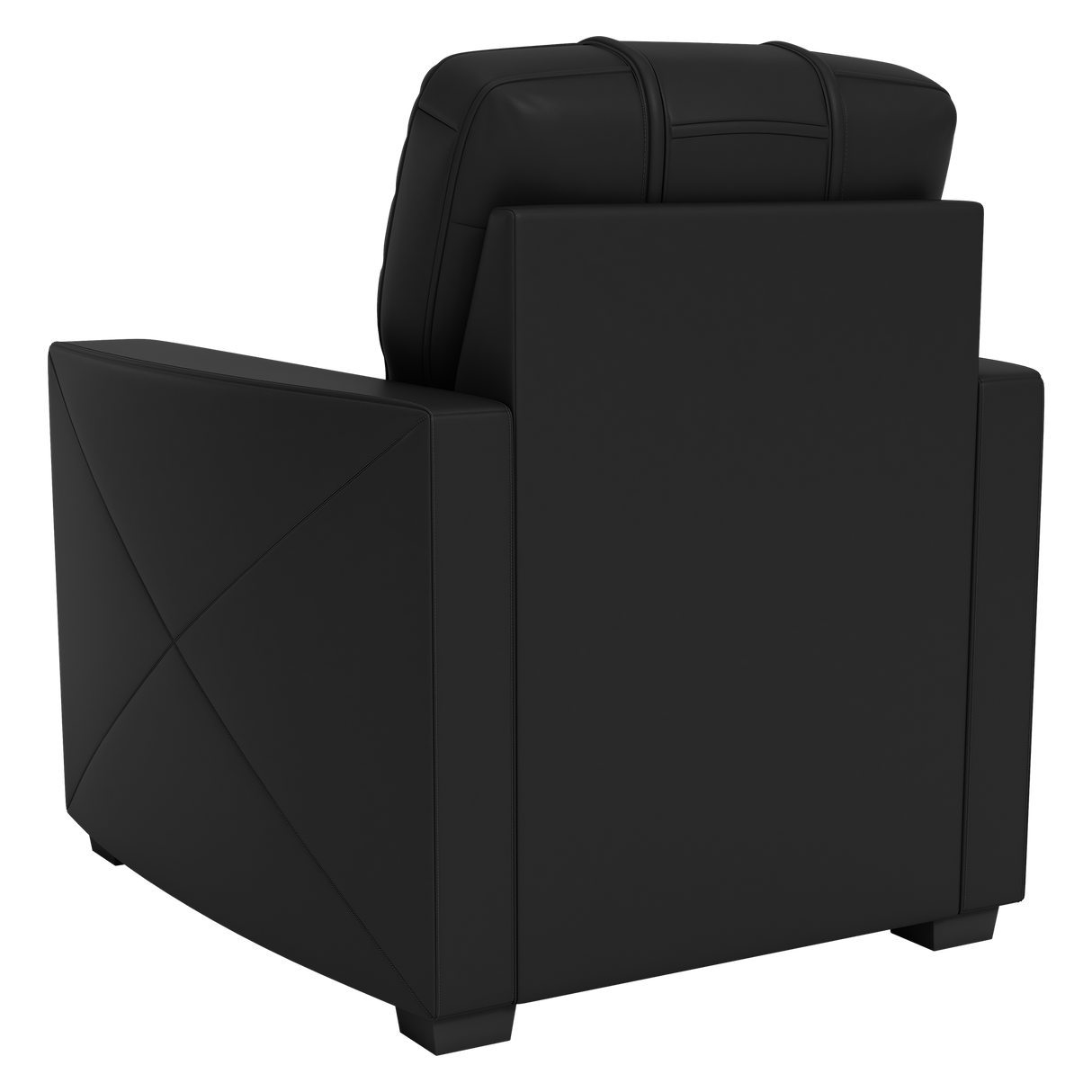 Silver Club Chair with Bemidji State University Secondary Logo