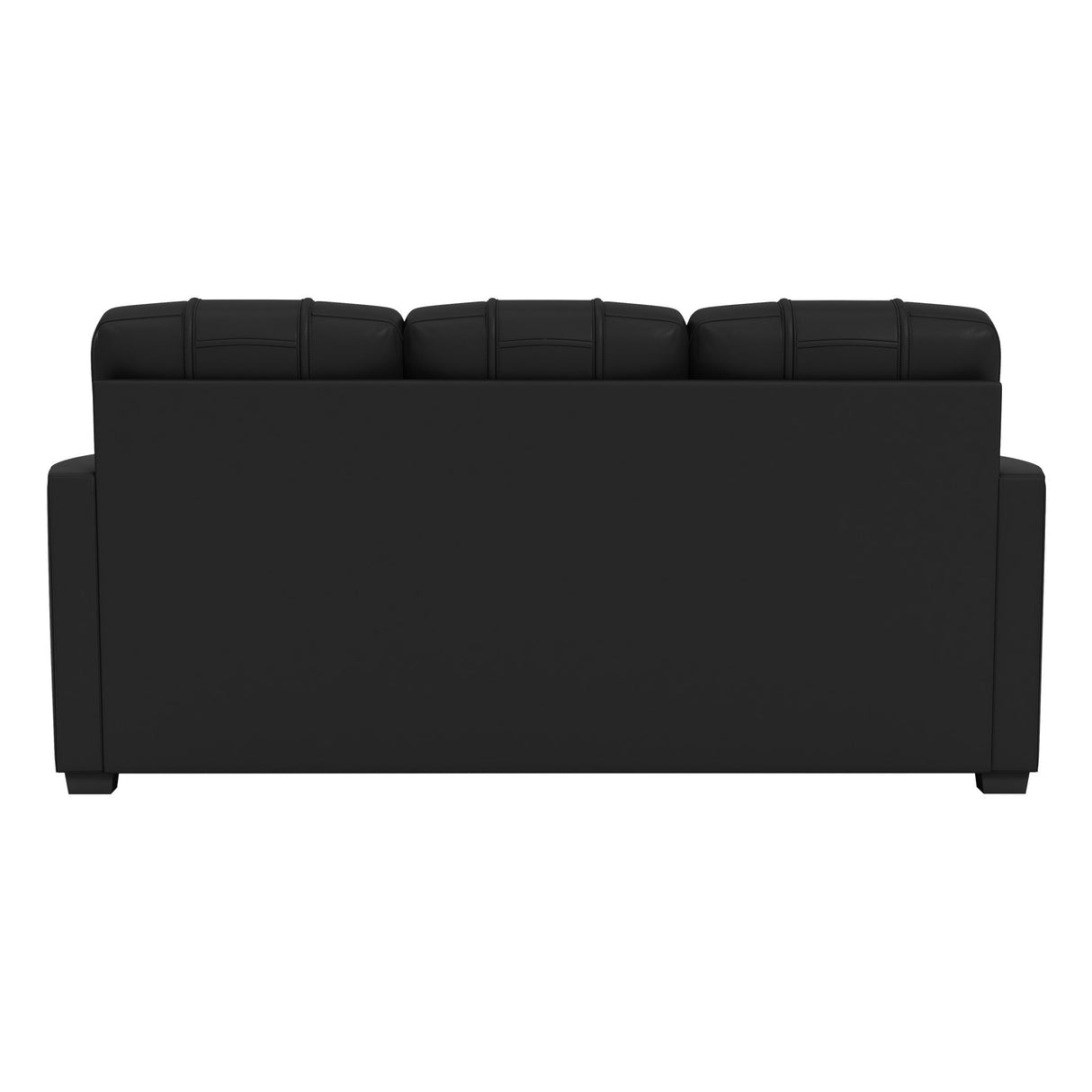 Silver Sofa with Miami Marlins Primary Logo Panel