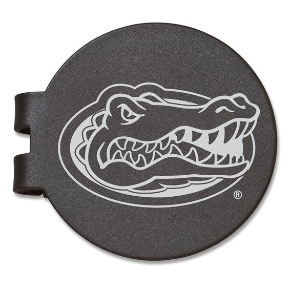 Florida Gators NCAA Stainless Steel Black Prevail Engraved Money Clip
