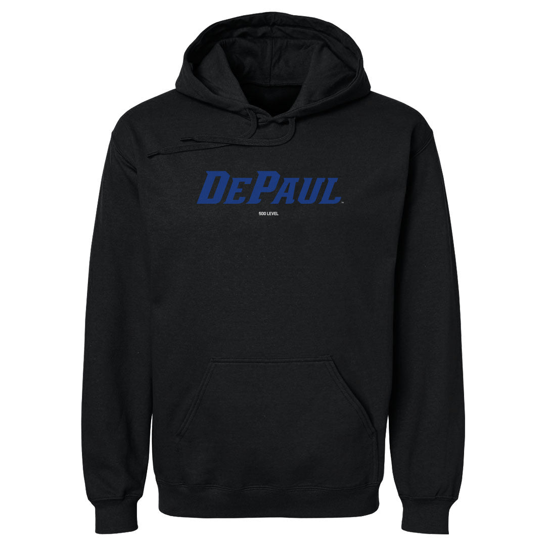 DePaul Blue Demons Wordmark Royal WHT