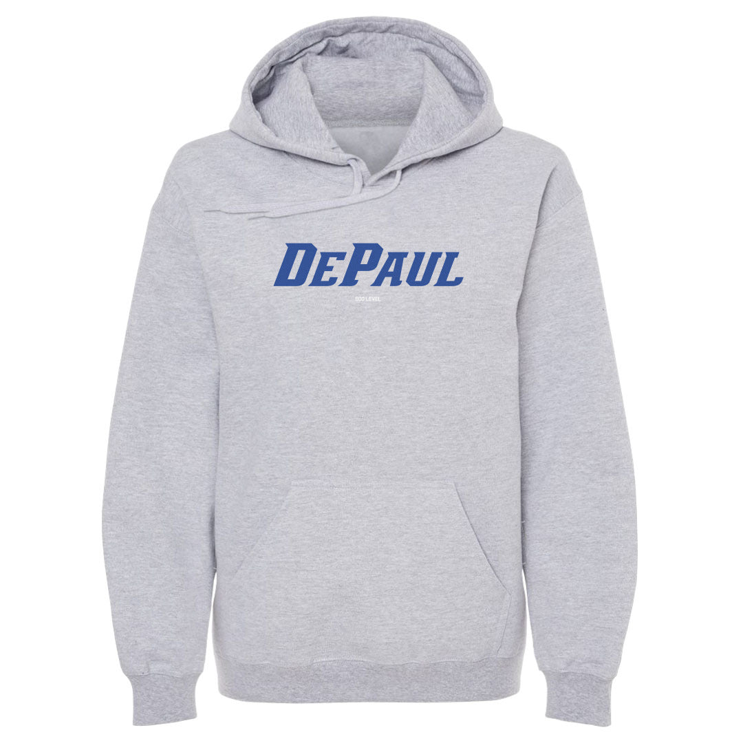DePaul Blue Demons Wordmark Royal WHT