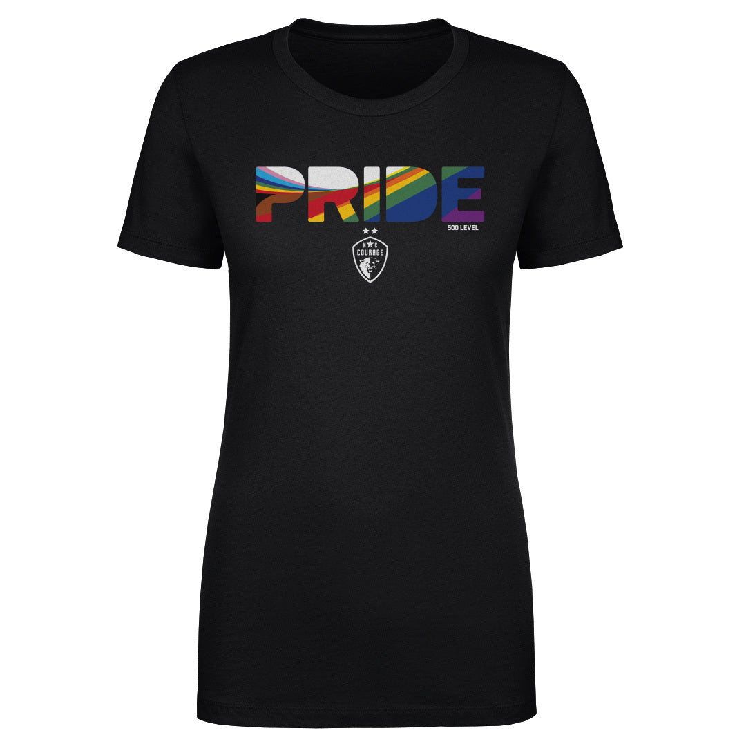 North Carolina Courage Pride Stripes 2025 WHT