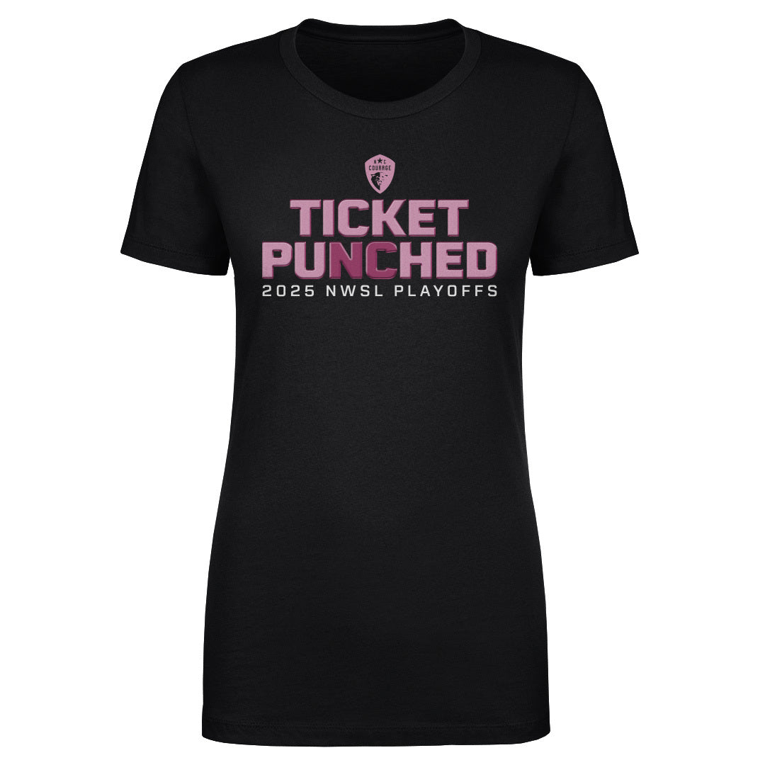 North Carolina Courage Ticket Punched 2025 WHT