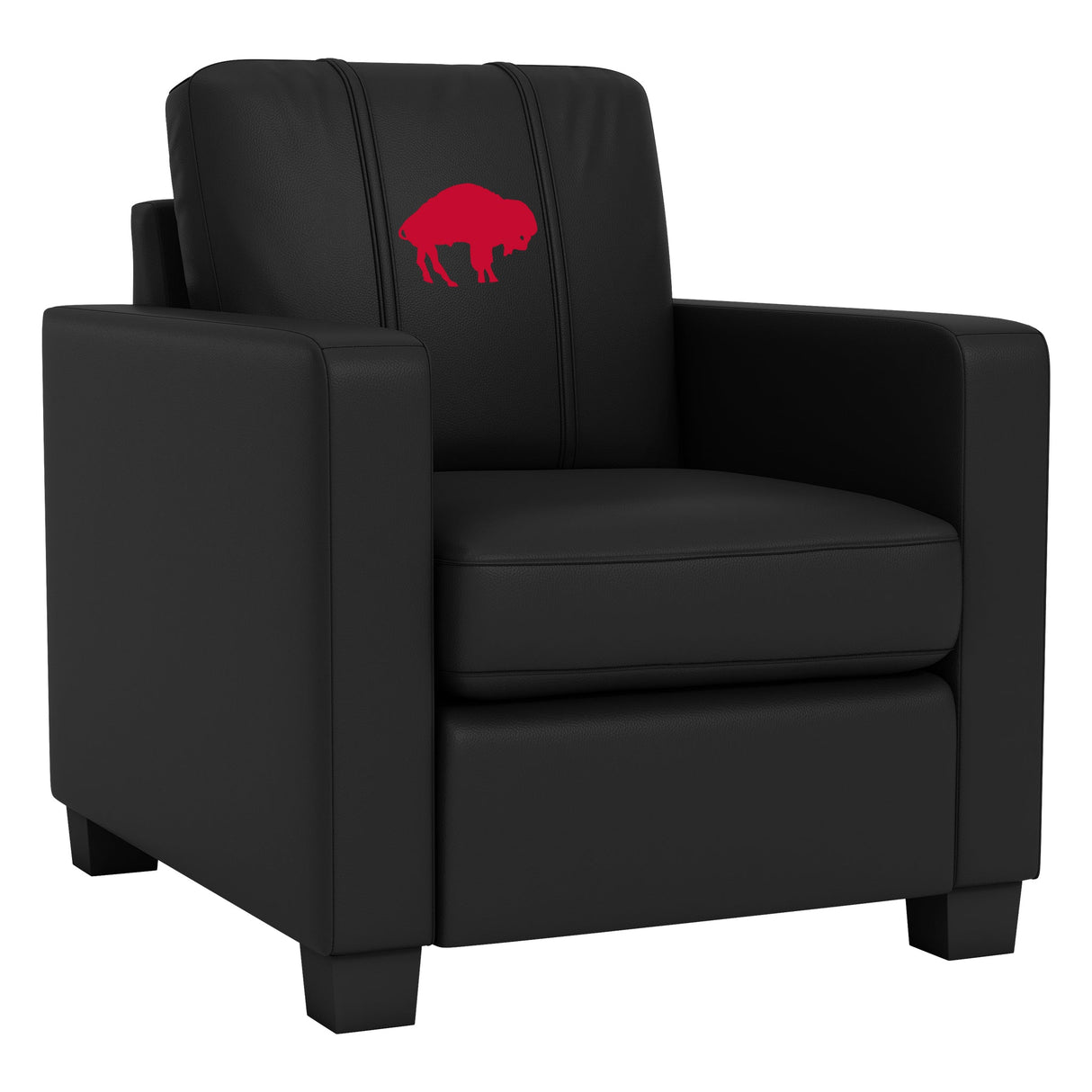 Dyno Stationary Club Chair with Buffalo Bills Secondary Logo