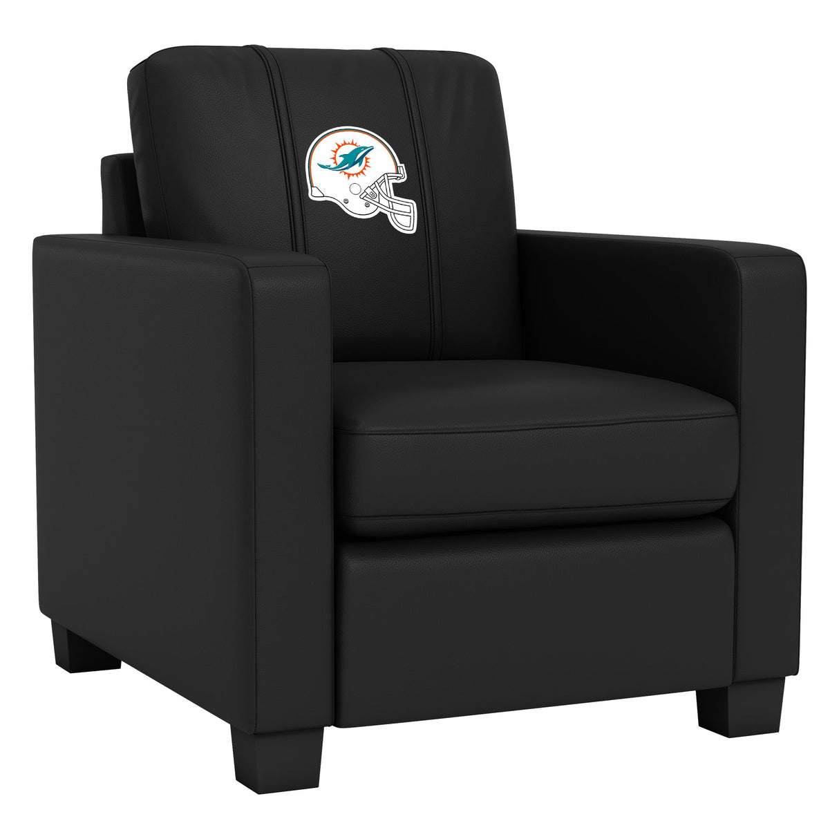 Dyno Stationary Club Chair with Miami Dolphins Helmet Logo