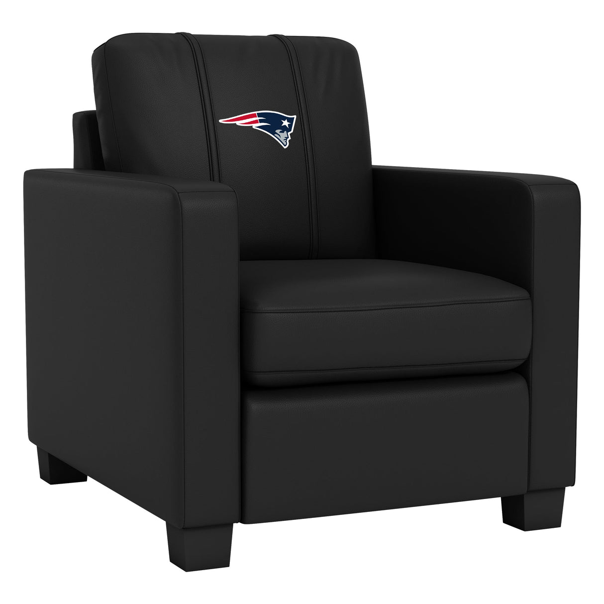 Dyno Stationary Club Chair with New England Patriots Primary Logo