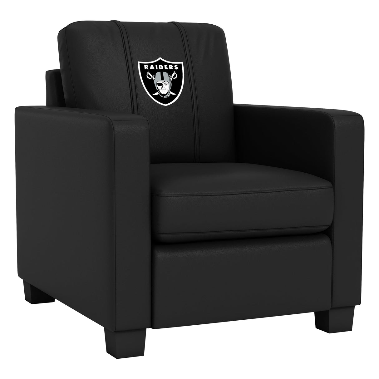 Dyno Stationary Club Chair with Las Vegas Raiders Primary Logo