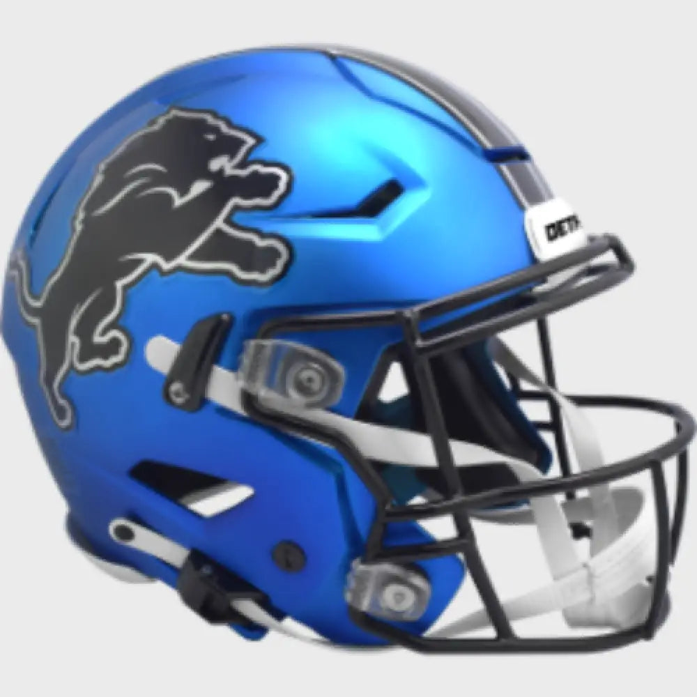 Detroit Lions Full Size Authentic SpeedFlex Football Helmet 2024 On-Field Alternate - NFL