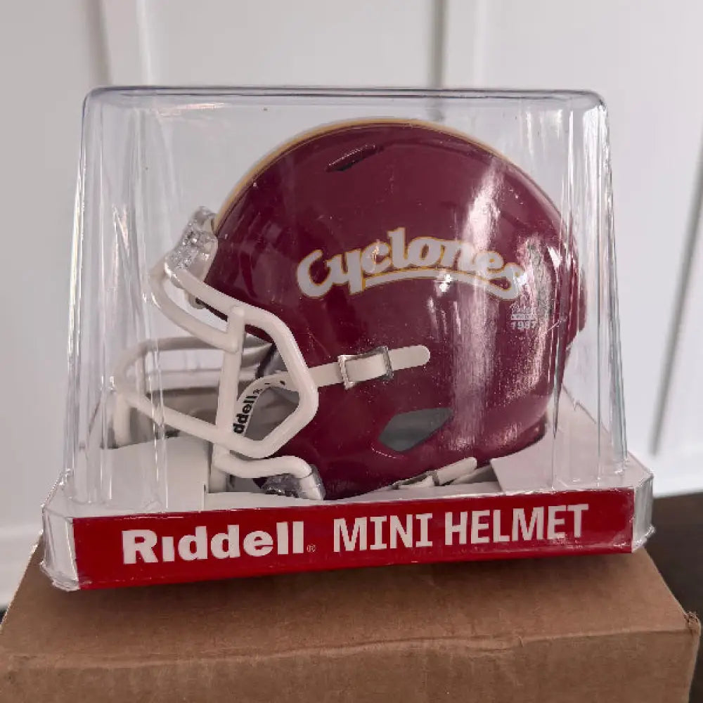 Iowa State Cyclones NCAA Mini Speed Football Helmet Cyclones Red- NCAA