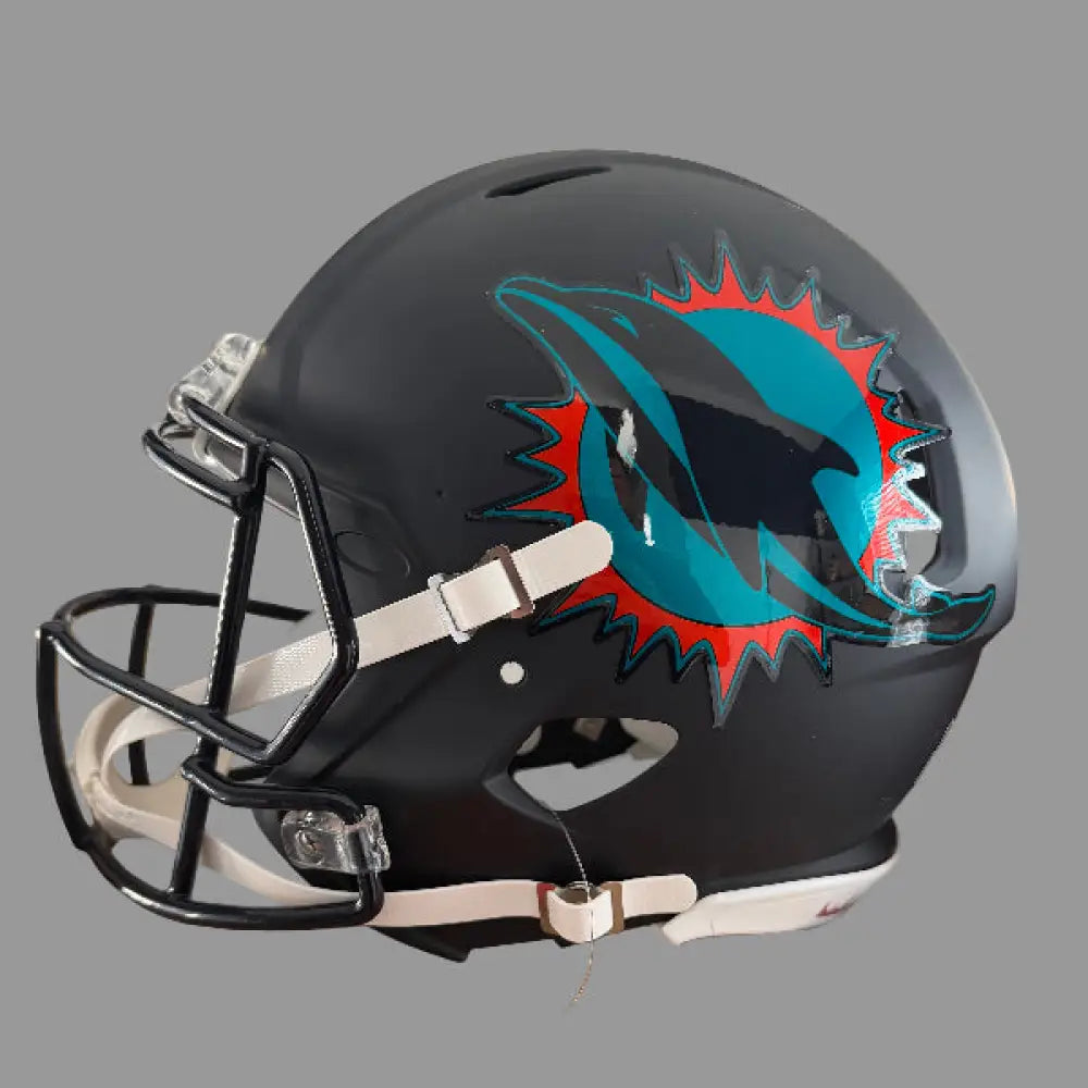 Miami Dolphins FulL Size Authentic Speed Football Helmet 2025 Rivalries - NFL