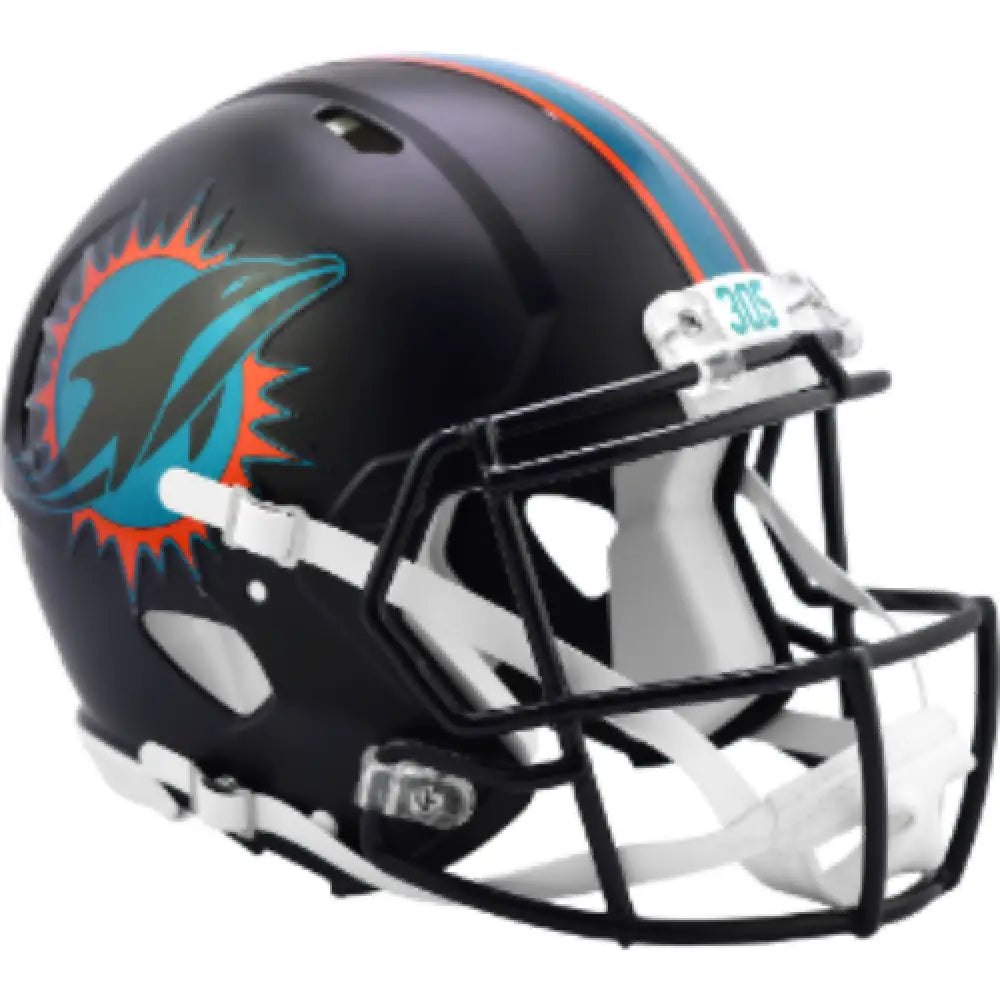 Miami Dolphins FulL Size Authentic Speed Football Helmet 2025 Rivalries - NFL