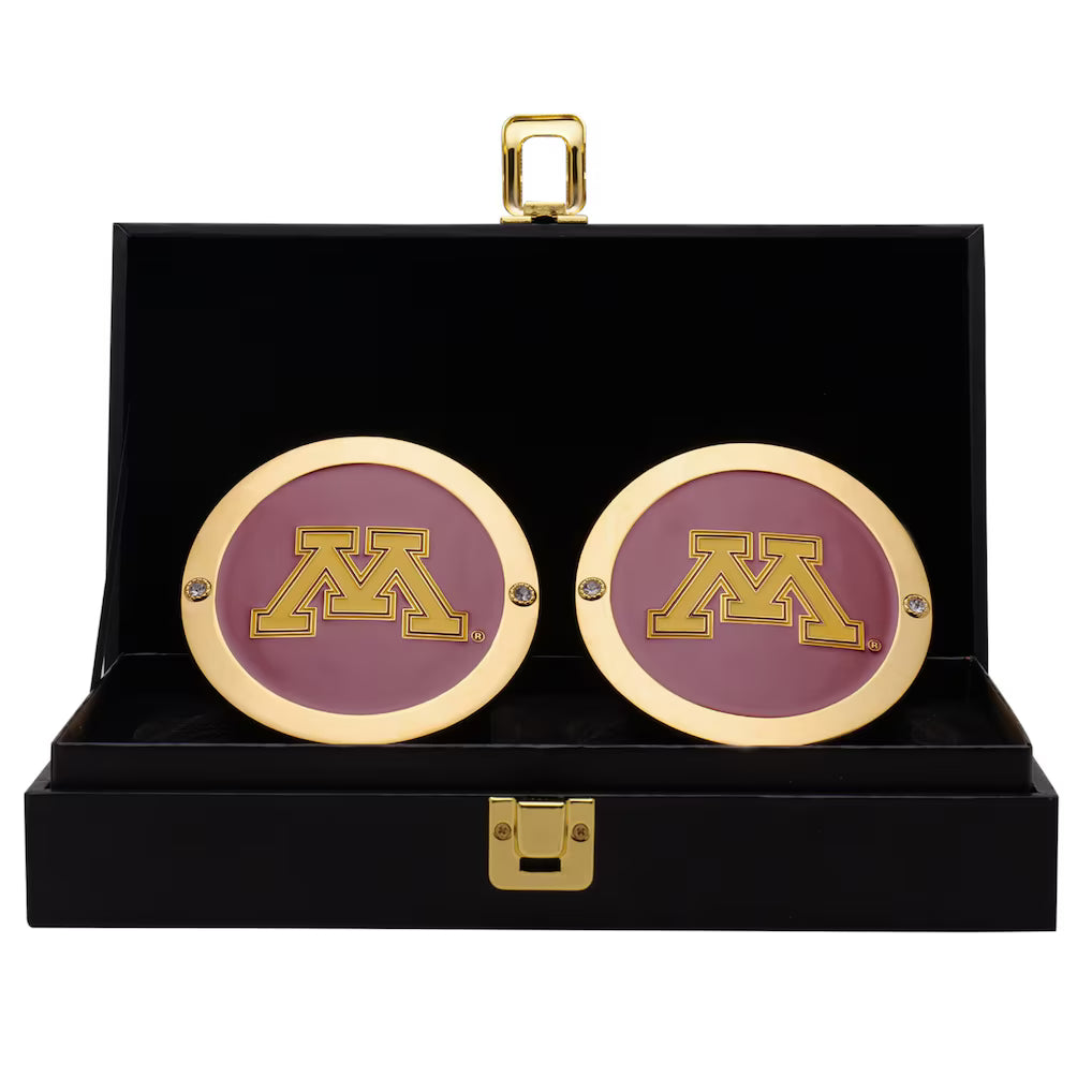 Minnesota Golden Gophers Championship Replica Side Plate Box Set 16MM