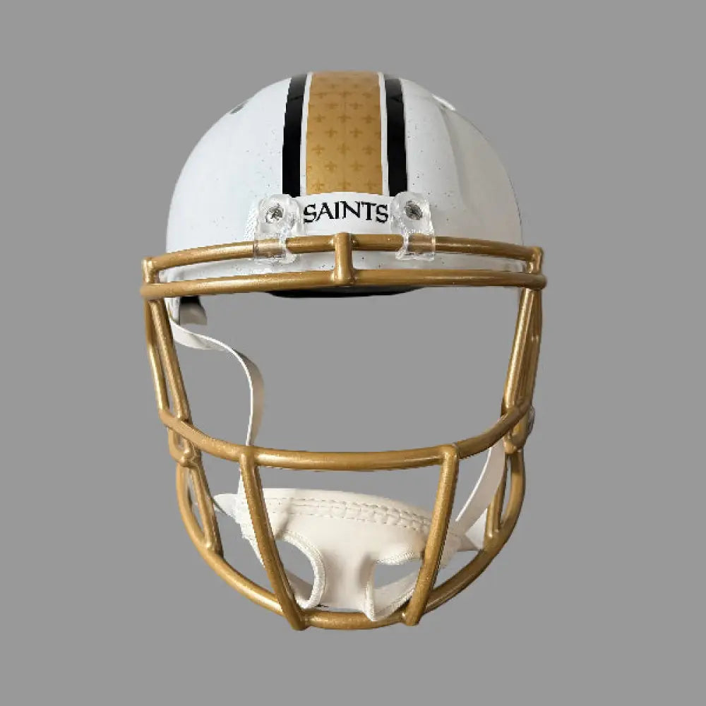 New Orleans Saints Full Size Speed Replica Football Helmet 2025 Alternate On-Field - NFL