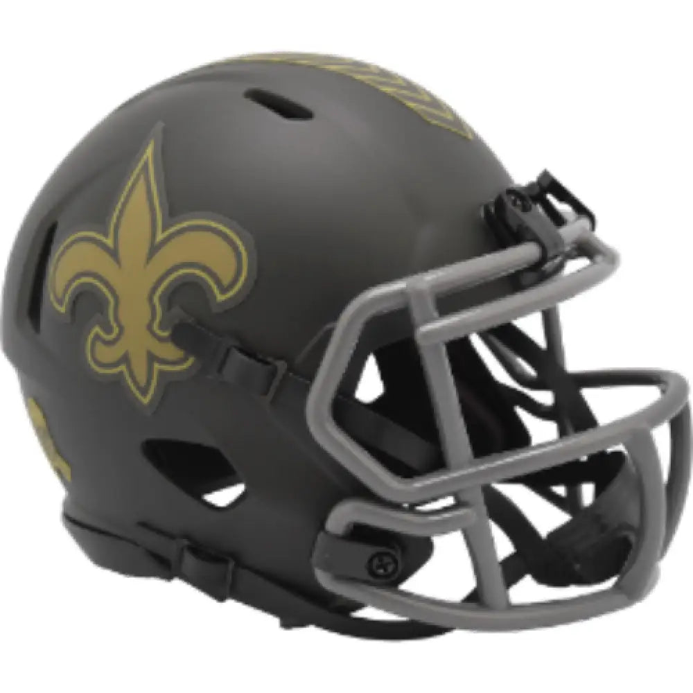 New Orleans Saints SALUTE TO SERVICE 4 Mini Speed Football Helmet - NFL