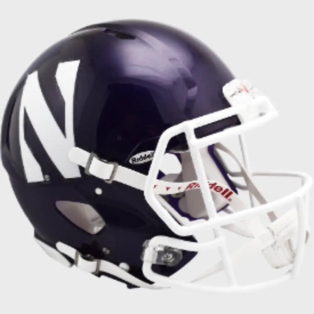 Northwestern Wildcats Full Size Speed Authentic Football Helmet - NCAA
