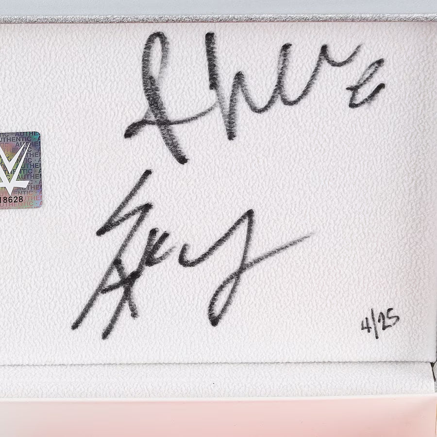 Rhea Ripley, Bianca Belair, IYO SKY, Bayley & Naomi WWE Autographed 2025 Survivor Series Mini Title Belt - Limited Edition of 25