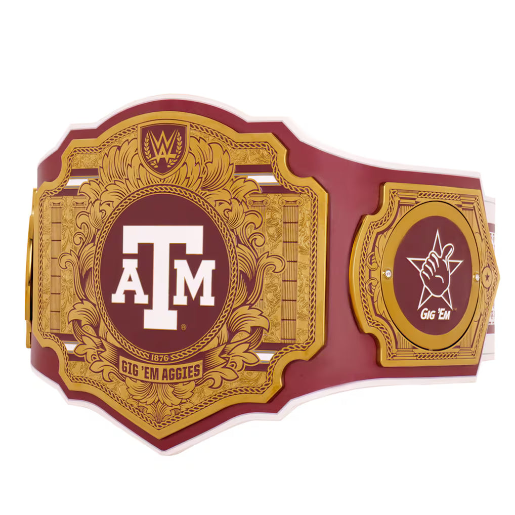 Texas A&M Aggies WWE Legacy Title Belt