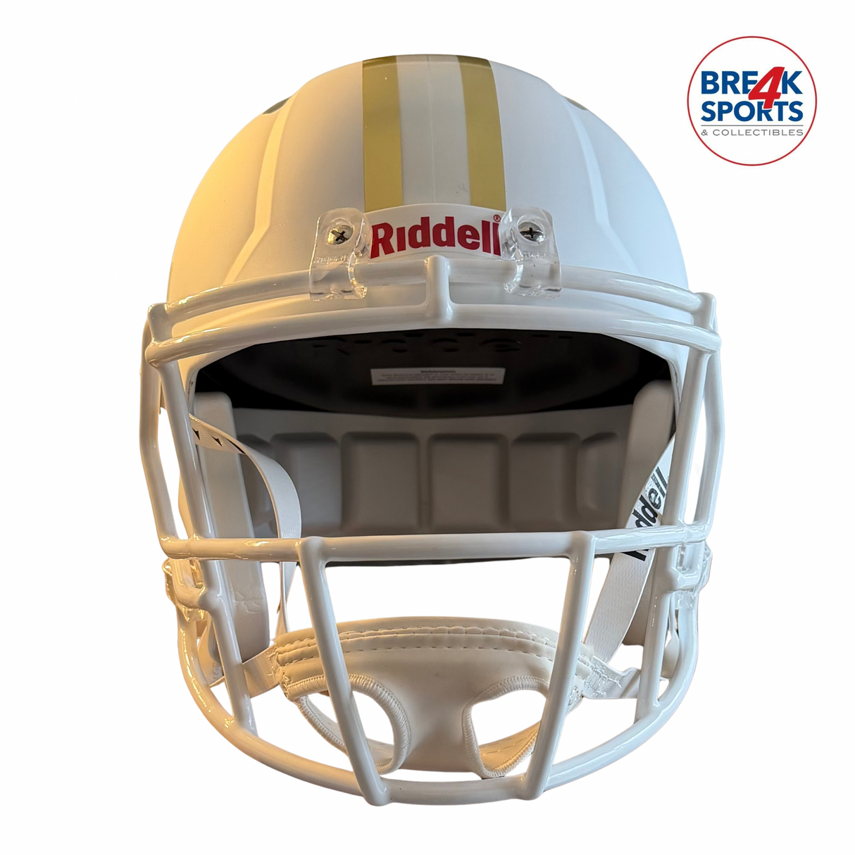 Georgia Tech Yellow Jackets Speed Replica Football Helmet Flat White NCAA