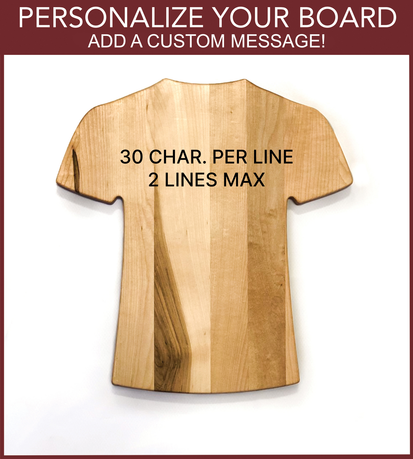 Cardenales de San Luis Team Jersey Cutting Board | Customize With Your Name & Number | Add a Personalized Note (en Español)