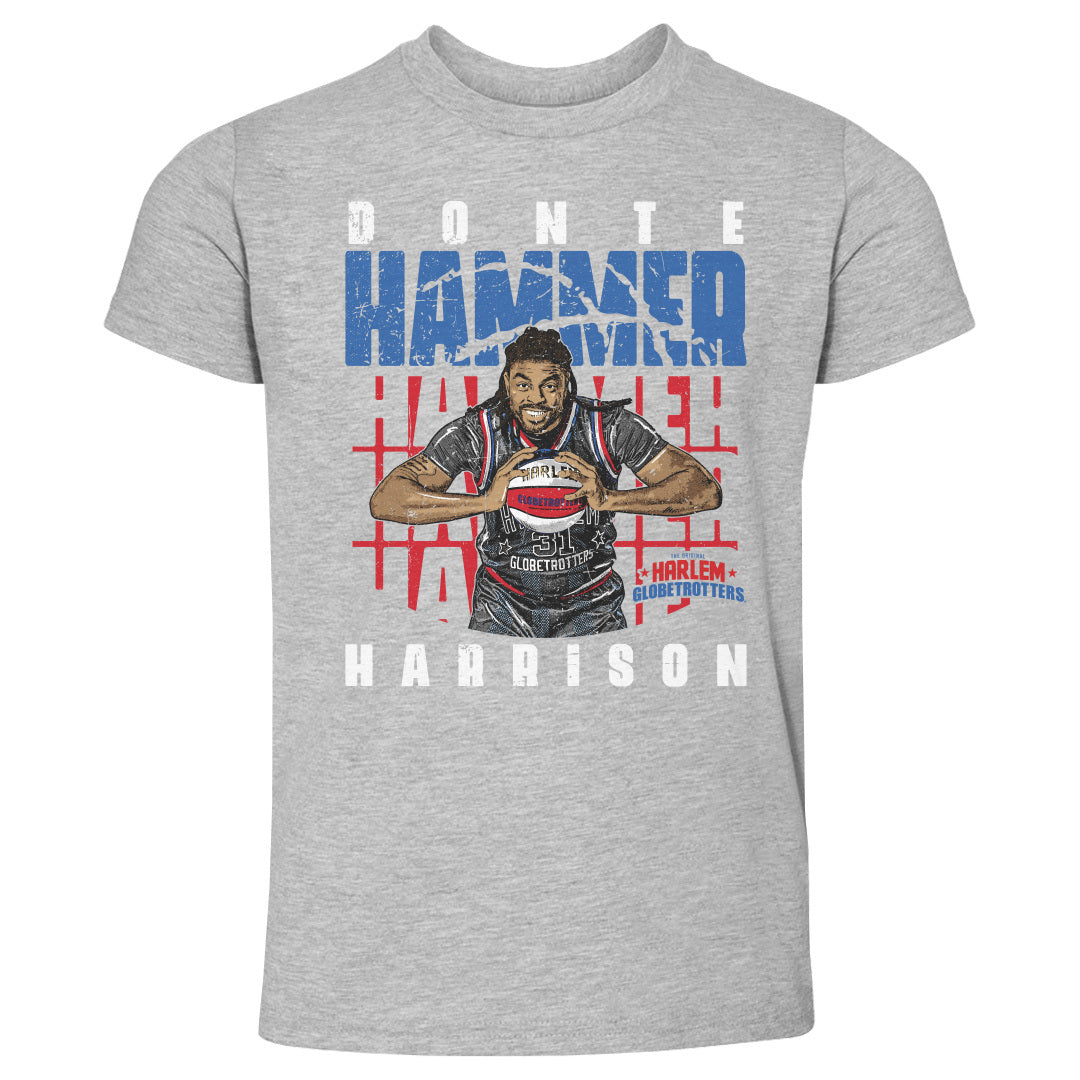 Hammer Harrison Harlem Globetrotters Pose WHT