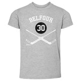 Ed Belfour Chicago 30 Goalie Sticks WHT