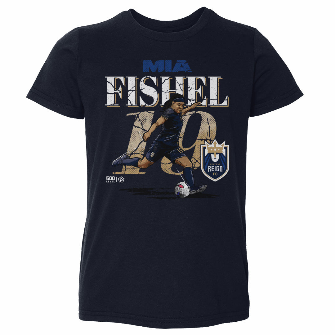 Mia Fishel Seattle Reign Cracked Number WHT
