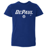 DePaul Blue Demons Soccer Minimalist WHT