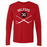 Ed Belfour Chicago 30 Goalie Sticks WHT