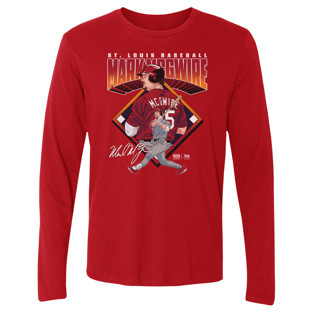 Mark McGwire St. Louis Baseball Diamond WHT