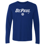 DePaul Blue Demons Volleyball Minimalist WHT
