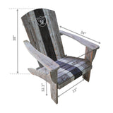 Las Vegas Raiders Wooden Adirondack Chair