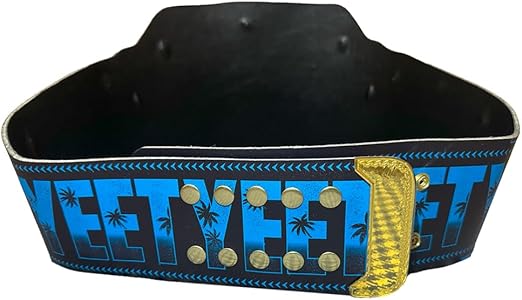 New Jey Uso Yeet Championship Title Belt – Undisputed Championship Replica Belt