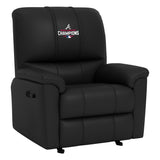 Rocker Recliner with Atlanta Braves 2021 World Champions Logo