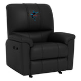 Rocker Recliner with Miami Marlins Alternate Logo Panel
