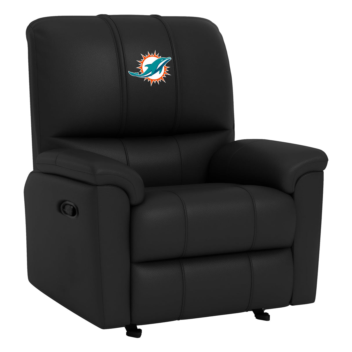 Rocker Recliner with Miami Dolphins Primary Logo