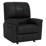 Rocker Recliner with Miami Dolphins Secondary Logo