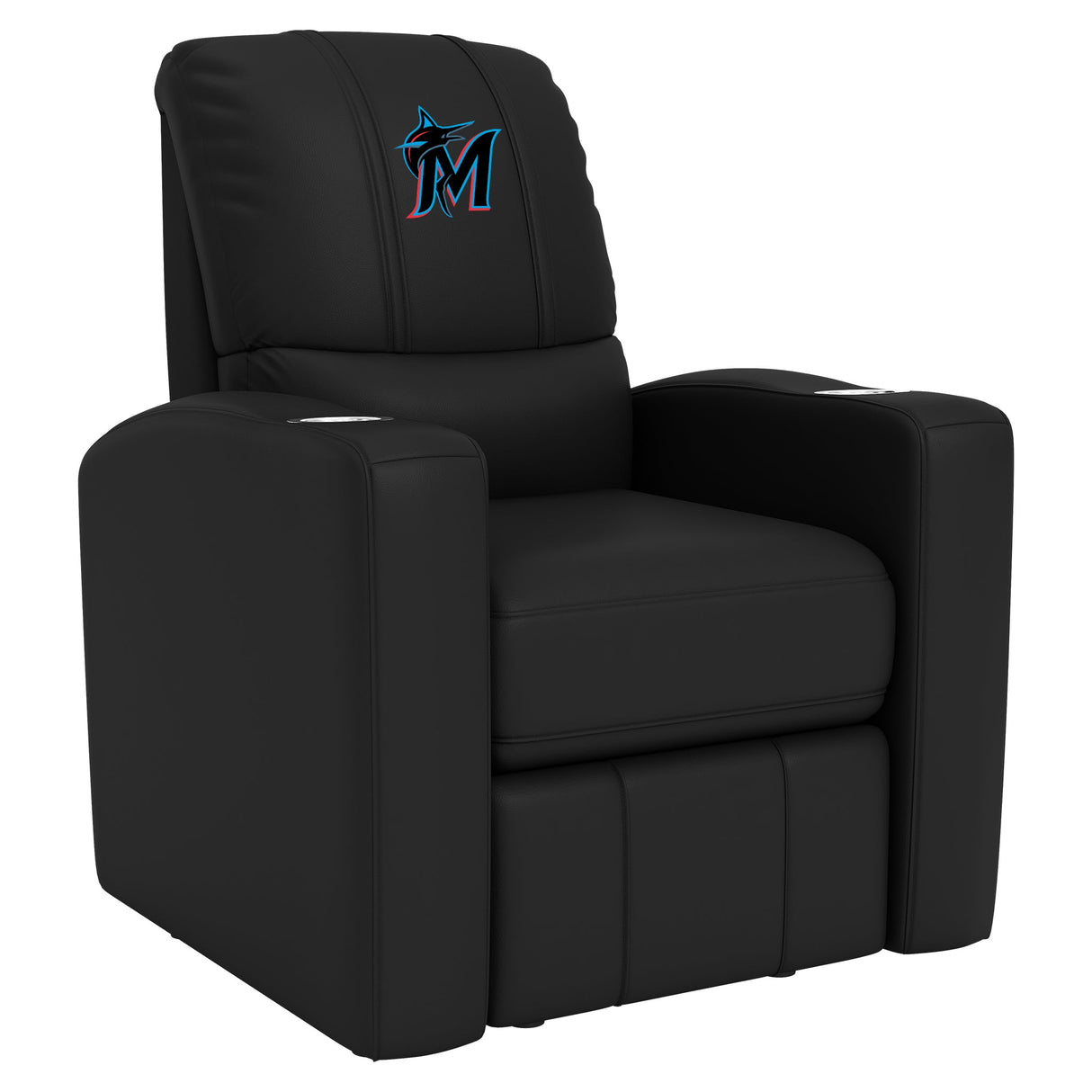 Stealth Recliner with Miami Marlins Secondary Logo Panel