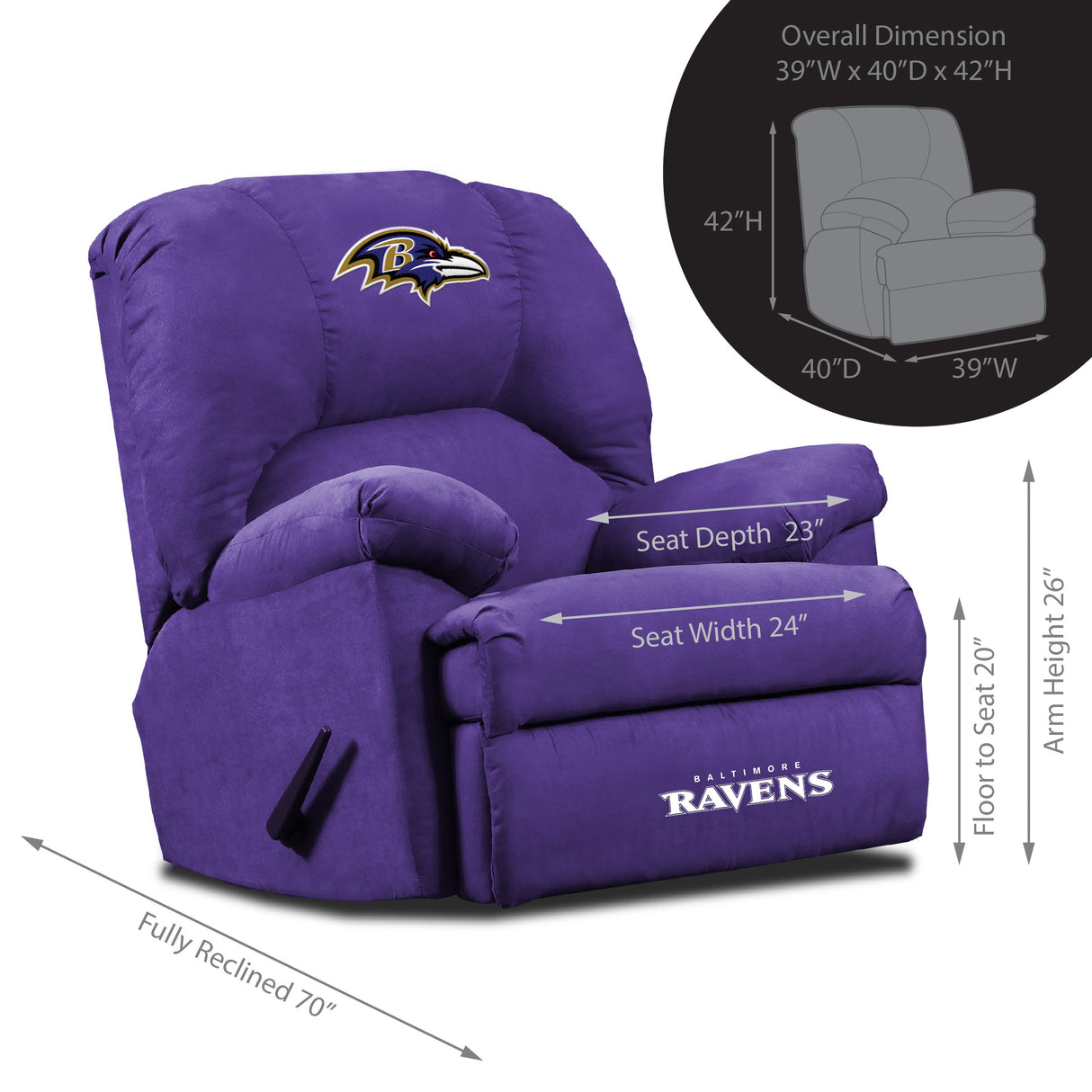 Baltimore Ravens GM Recliner