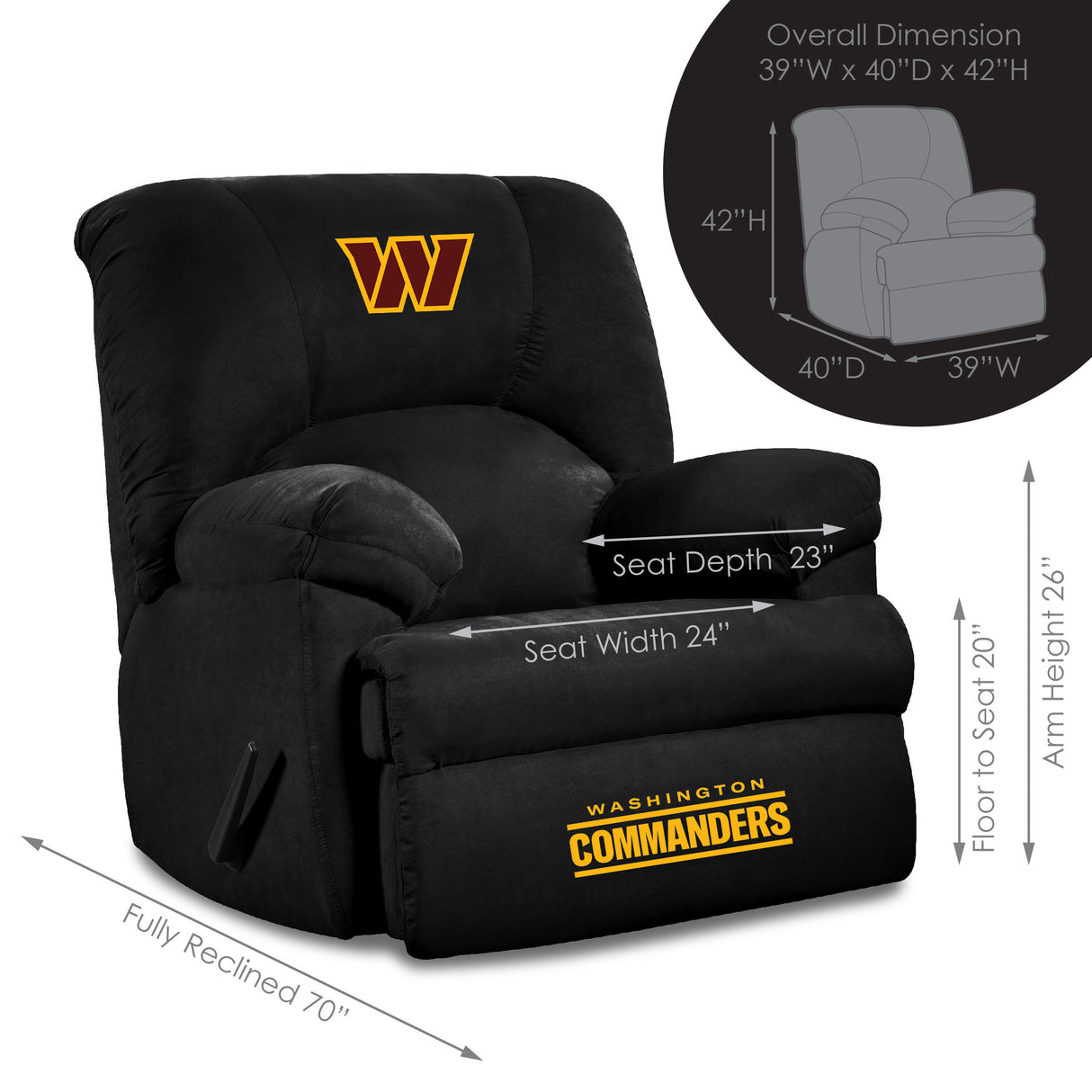Washington Commanders GM Recliner