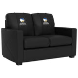 Silver Loveseat with Georgia Southern University Logo