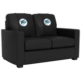 Silver Loveseat with Seattle Mariners Cooperstown Secondary