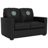 Silver Loveseat with Milwaukee Brewers Cooperstown Secondary