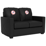 Silver Loveseat with New York Yankees Secondary