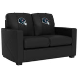 Silver Loveseat with  Houston Texans Helmet Logo