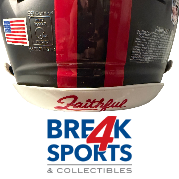 San Francisco 49ers Full Size Authentic SpeedFlex Football Helmet 2025 Rivalries - NFL